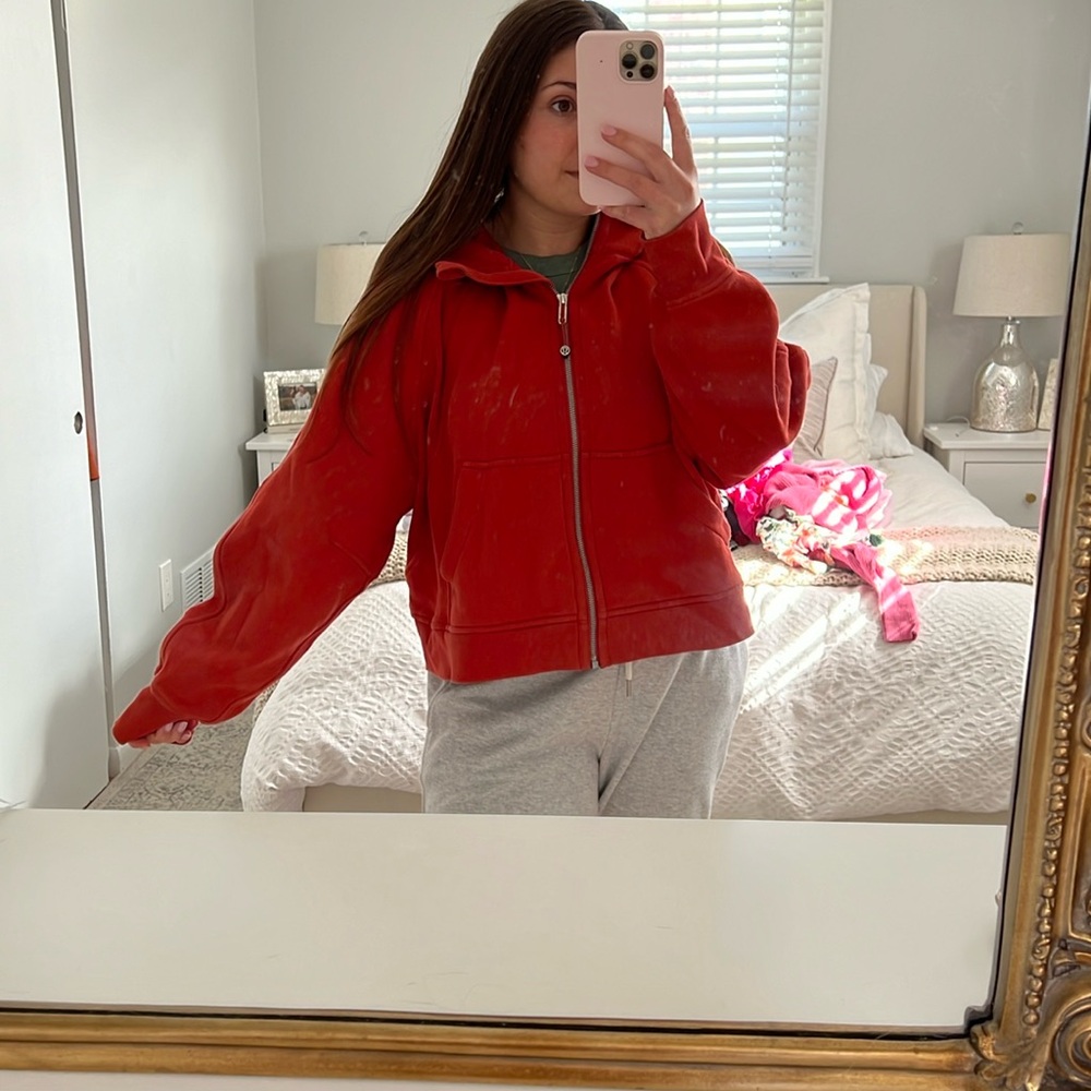 Lululemon full zip oversized scuba sweatshirt